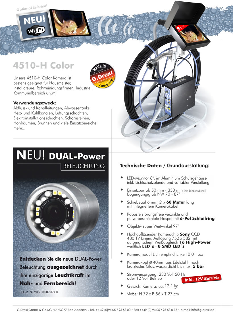 Rohrkameras - Rohrkamera 4510-H