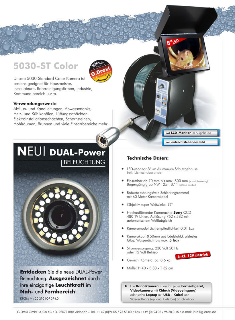 Rohrkameras - Rohrkamera 5030-ST