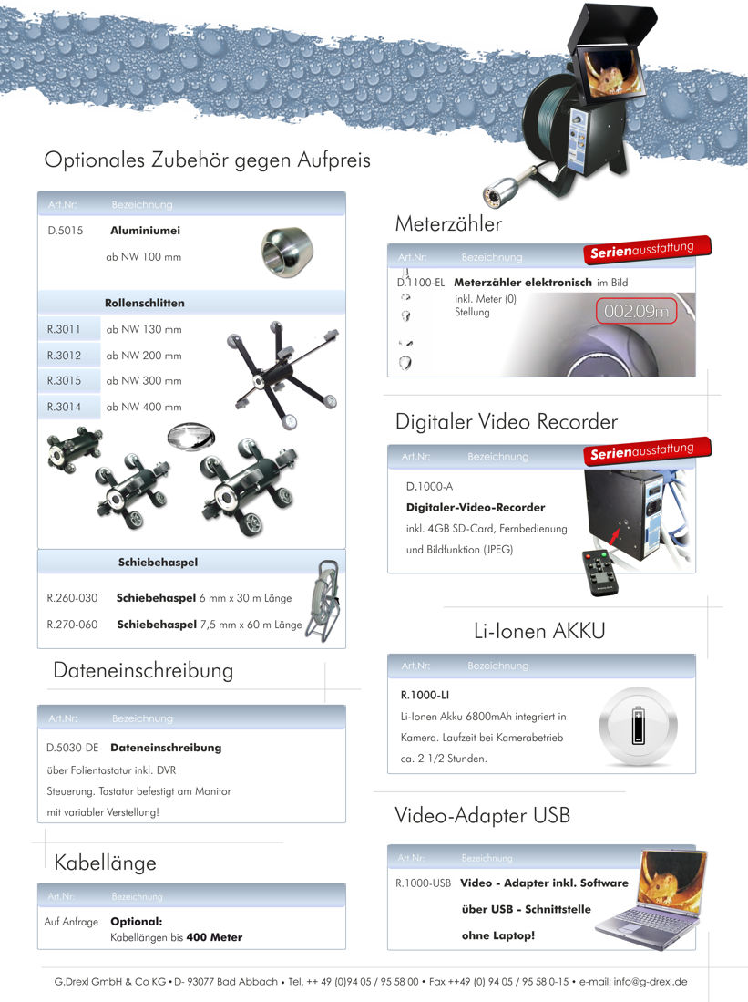 Rohrkameras - Rohrkamera 5030-ST