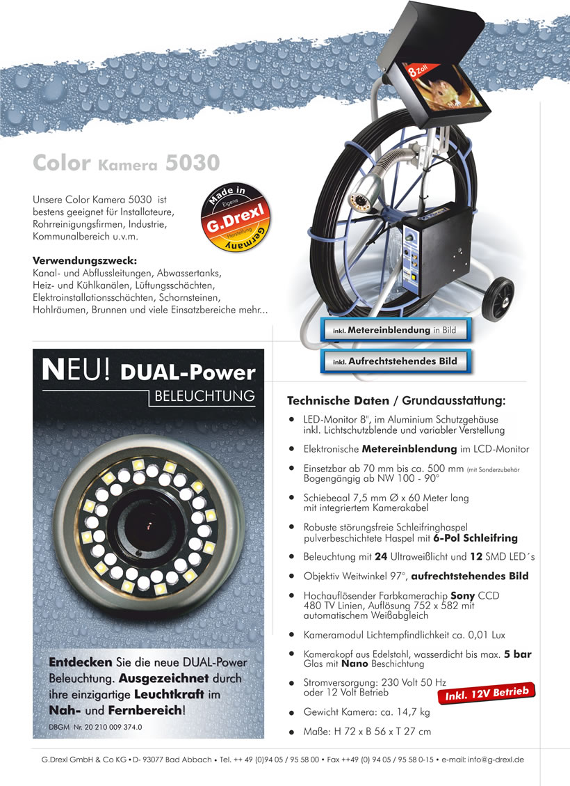 Rohrkameras - Rohrkamera 5030