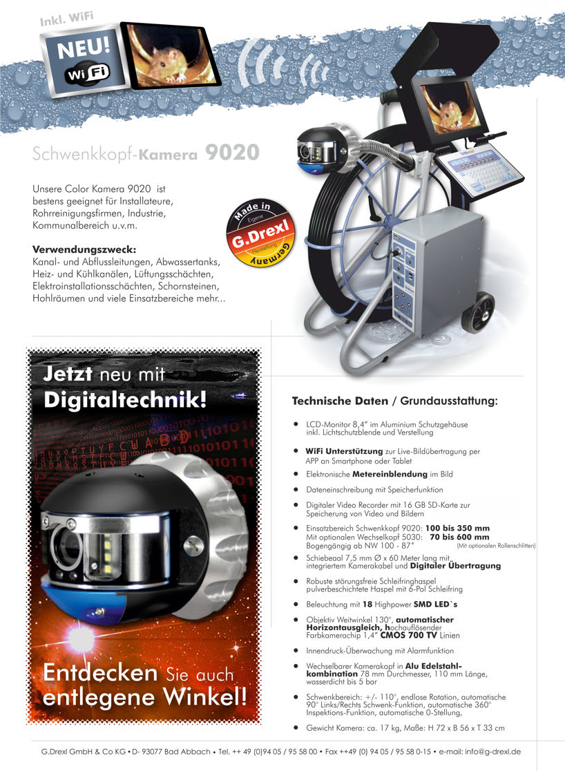 Rohrkameras - Rohrkamera 9020