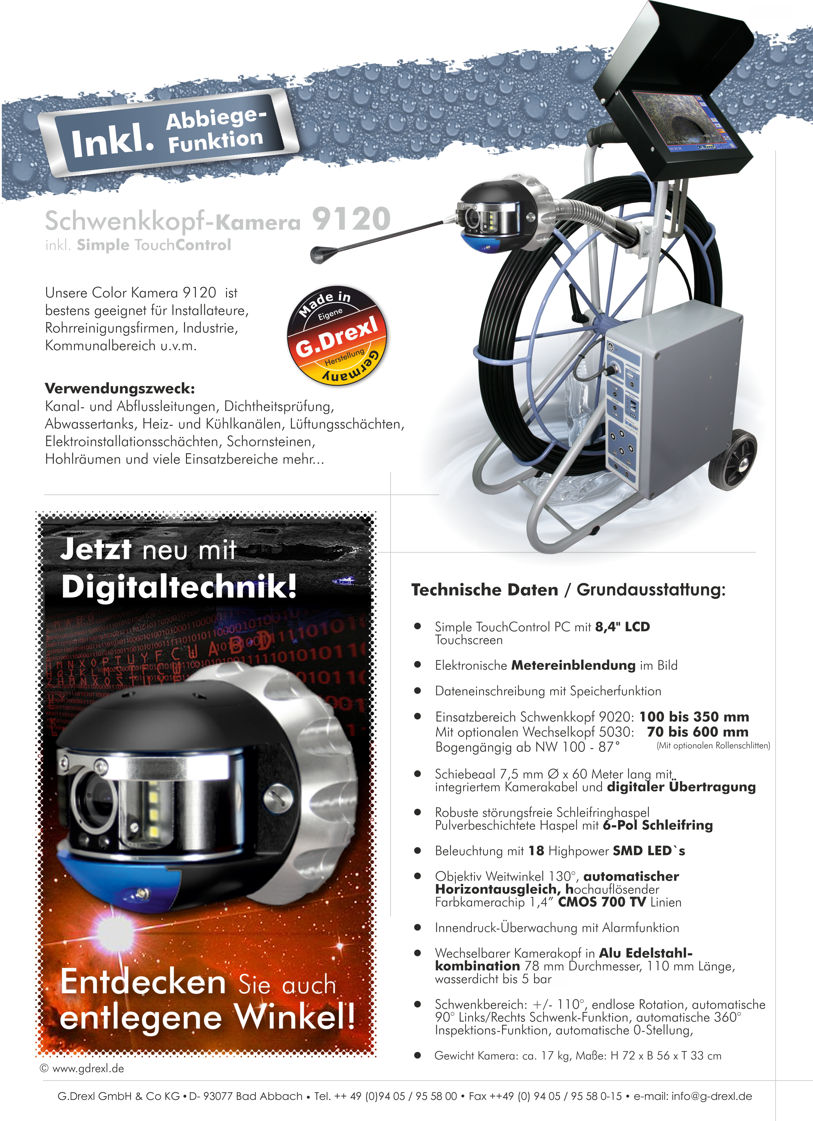 Rohrkameras - Rohrkamera 9120